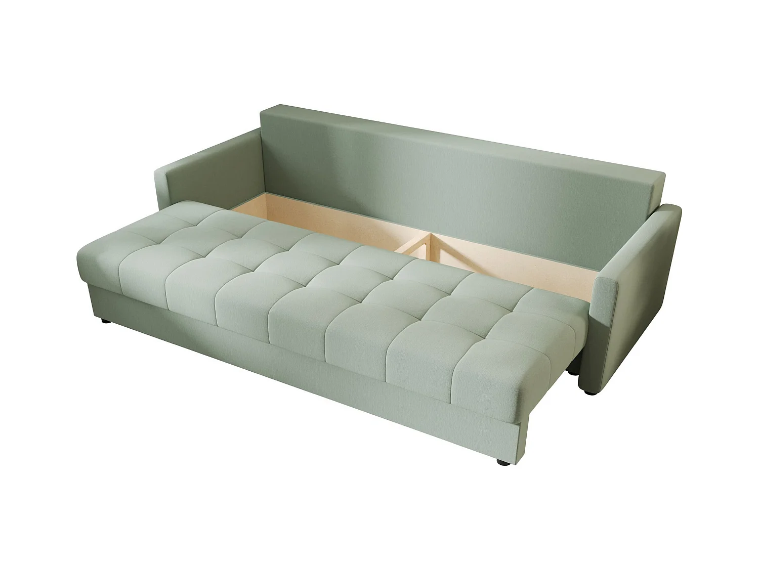 BEDANTE CANAPÉ MOS BIS avec fonction lit COSMIC 16 Vert clair