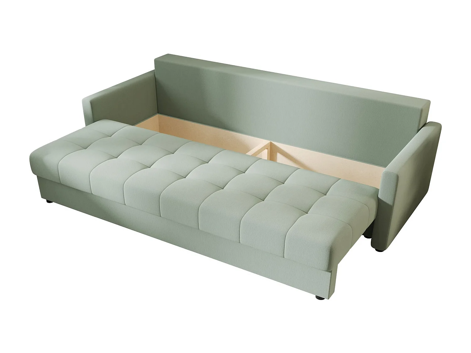 BEDANTE CANAPÉ MOS BIS avec fonction lit COSMIC 16 Vert clair