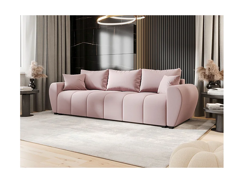 BEDANTE CANAPÉ MOLISA avec fonction lit COSMIC 14 Rose