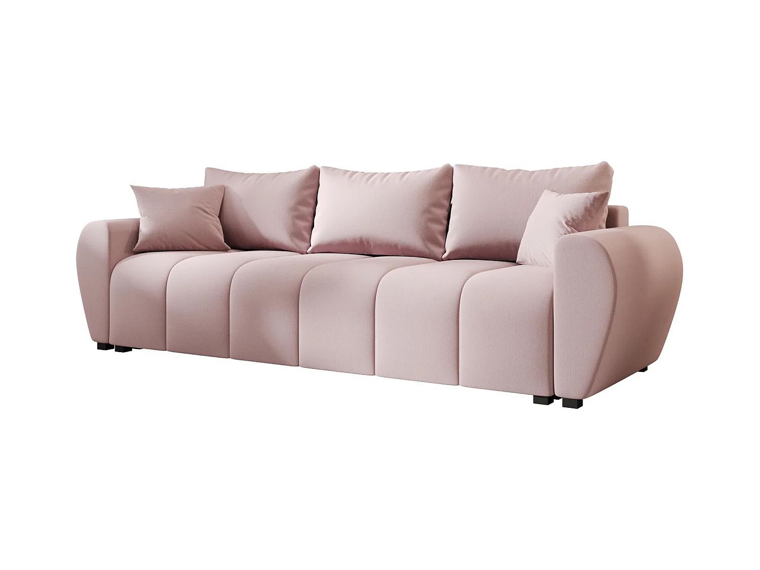 BEDANTE CANAPÉ MOLISA avec fonction lit COSMIC 14 Rose