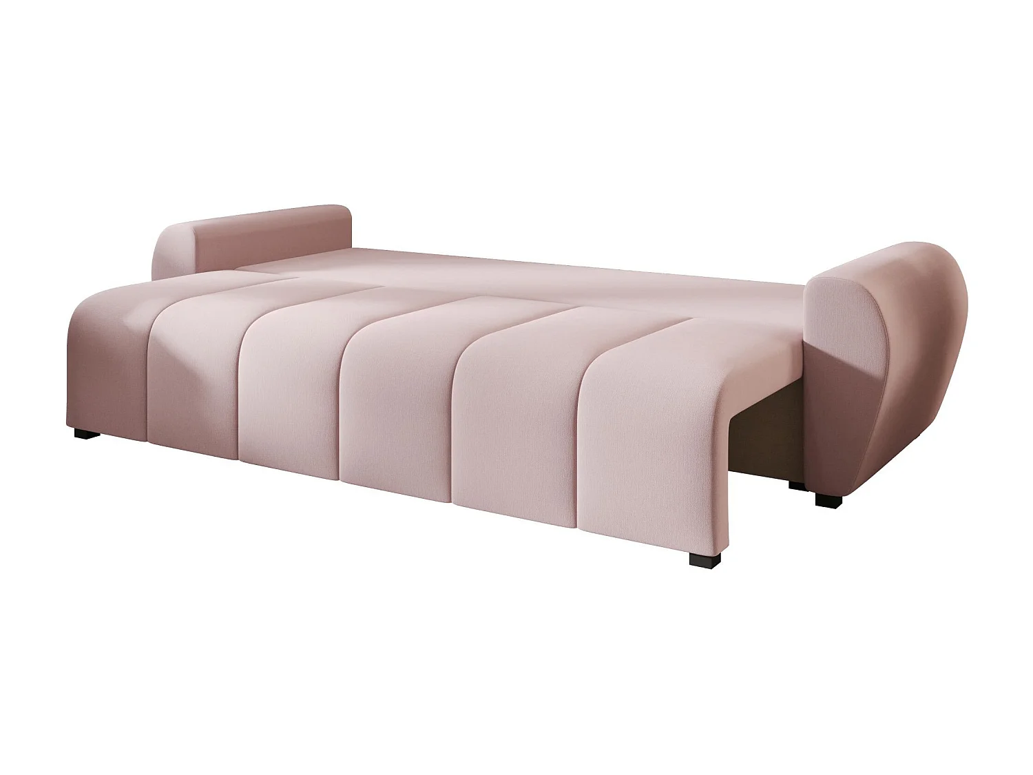 BEDANTE SOFA MOLISA mit Schlaffunktion COSMIC 14 Rosa Sofa mit Stauraum Bettkasten Wohnzimmersofa Couch Sofa Bettsofa Bettkasten Bettcouch