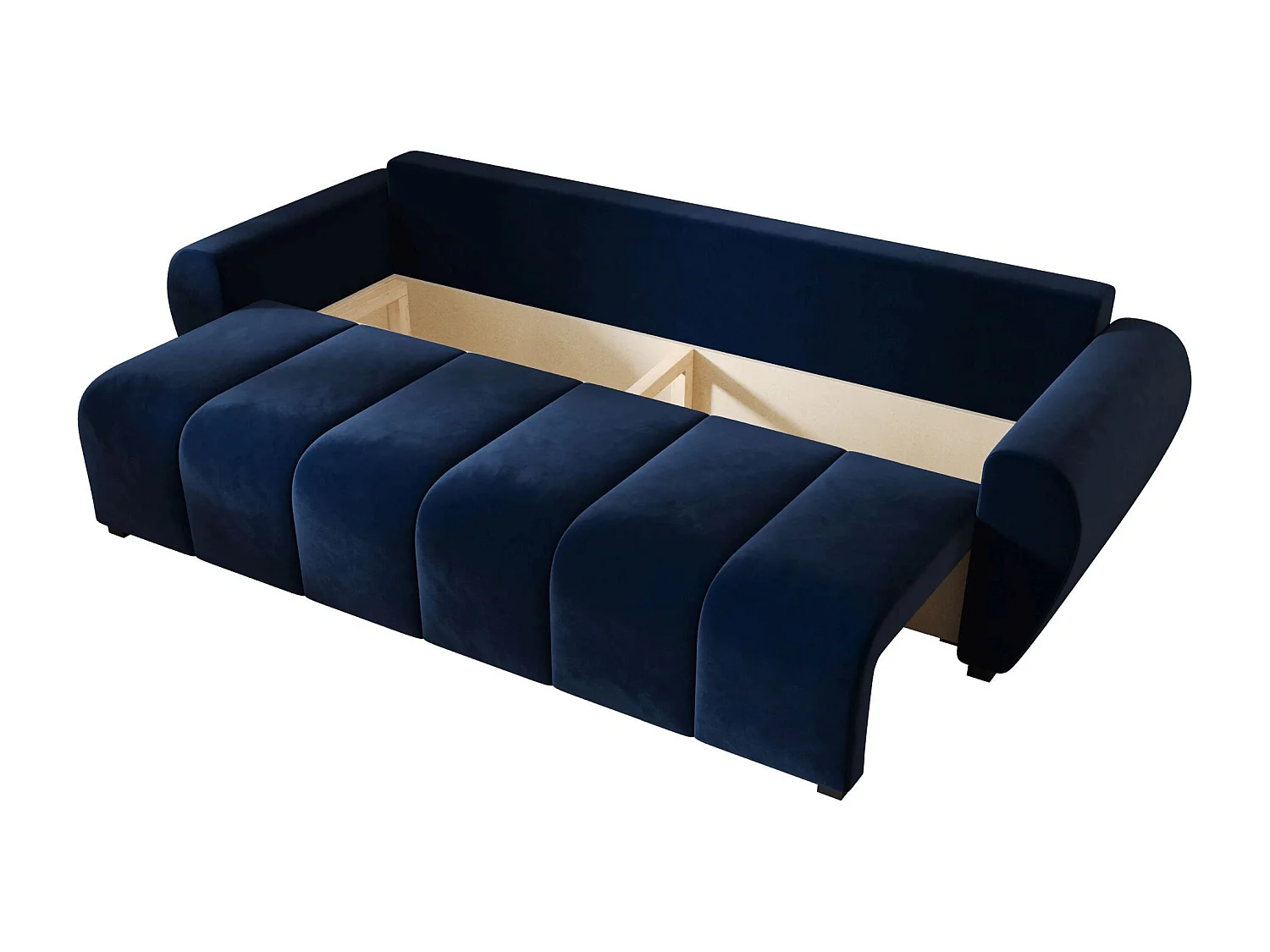 BEDANTE CANAPÉ MOLISA avec fonction lit ITAKA 11 Bleu foncé