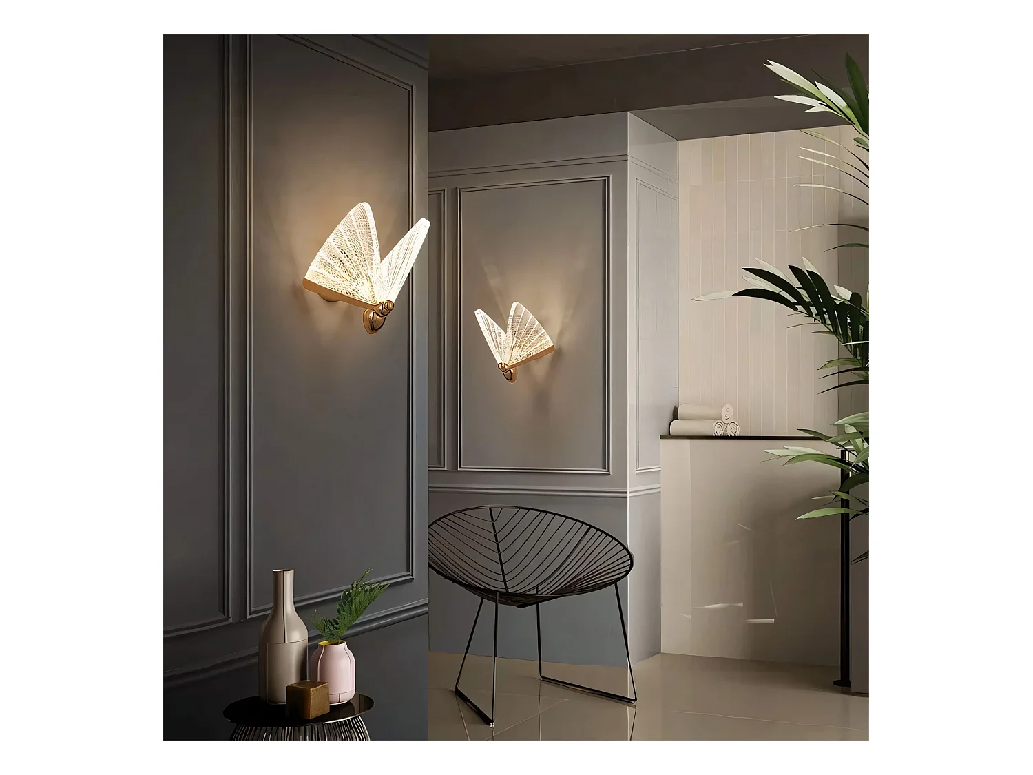 Applique Murale Toolight LHJ104-1W GOLD Gold