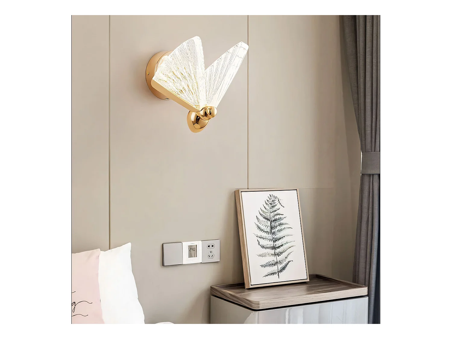 Applique Murale Toolight LHJ104-1W GOLD Gold