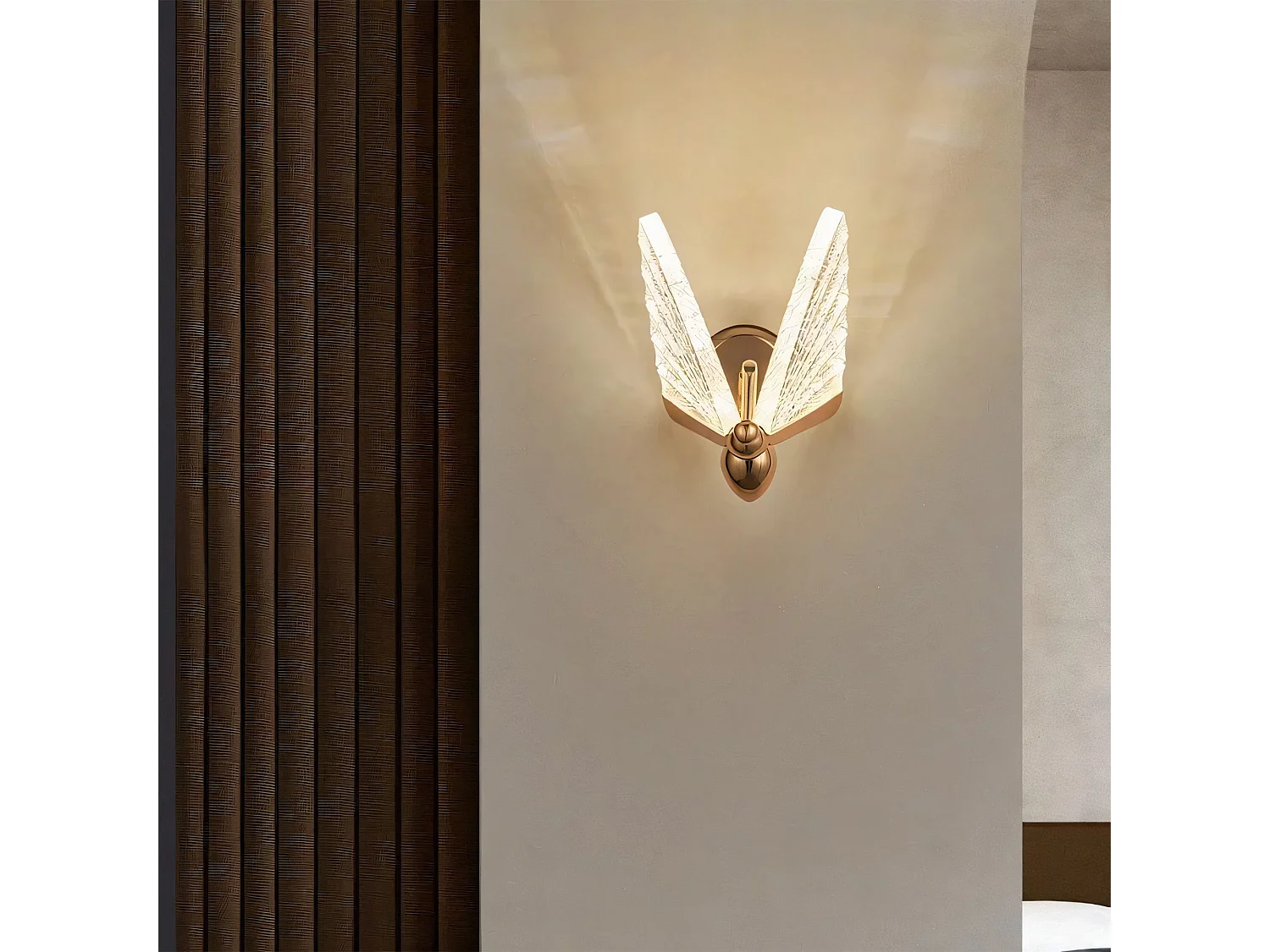 Applique Murale Toolight LHJ104-1W GOLD Gold