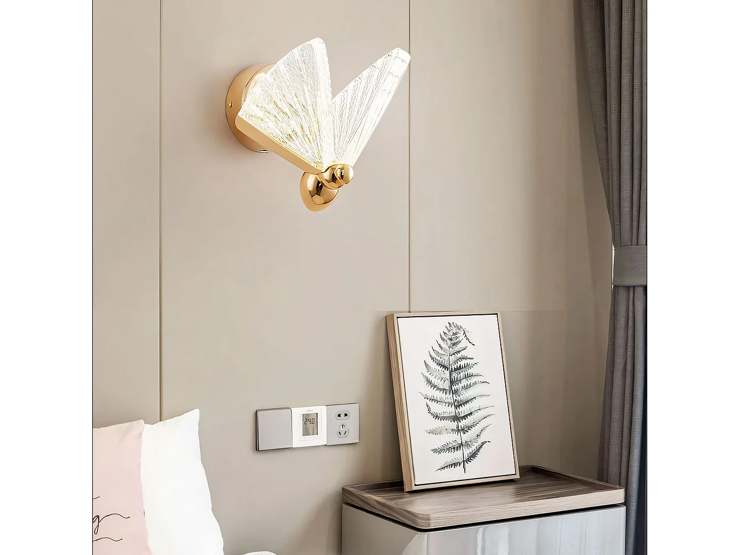 Applique Murale Toolight LHJ104-1W GOLD Gold