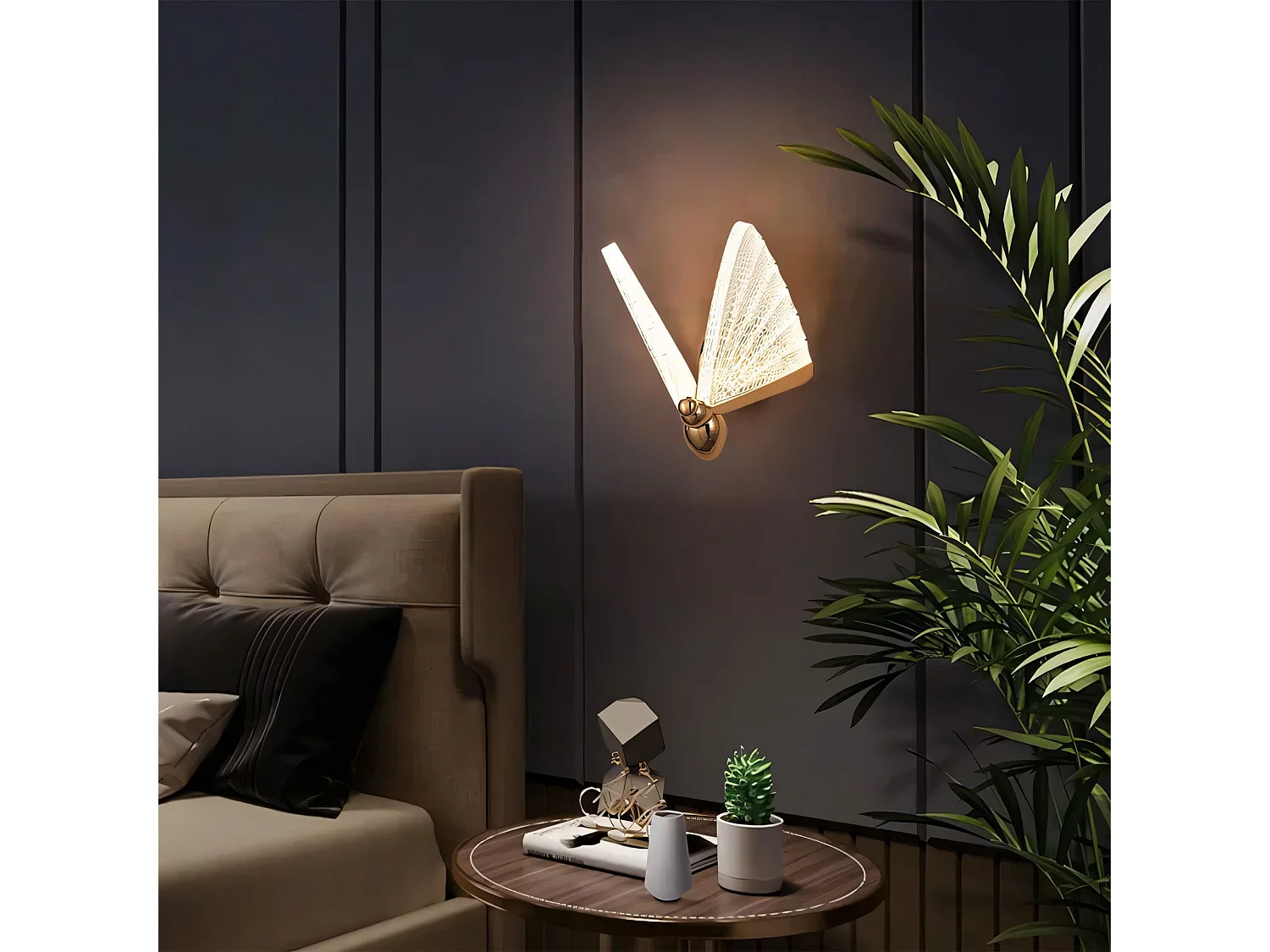 Applique Murale Toolight LHJ104-1W GOLD Gold