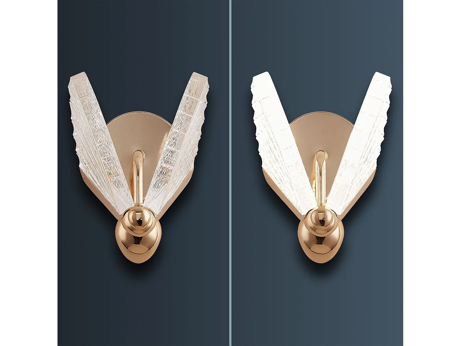 Applique Murale Toolight LHJ104-1W GOLD Gold