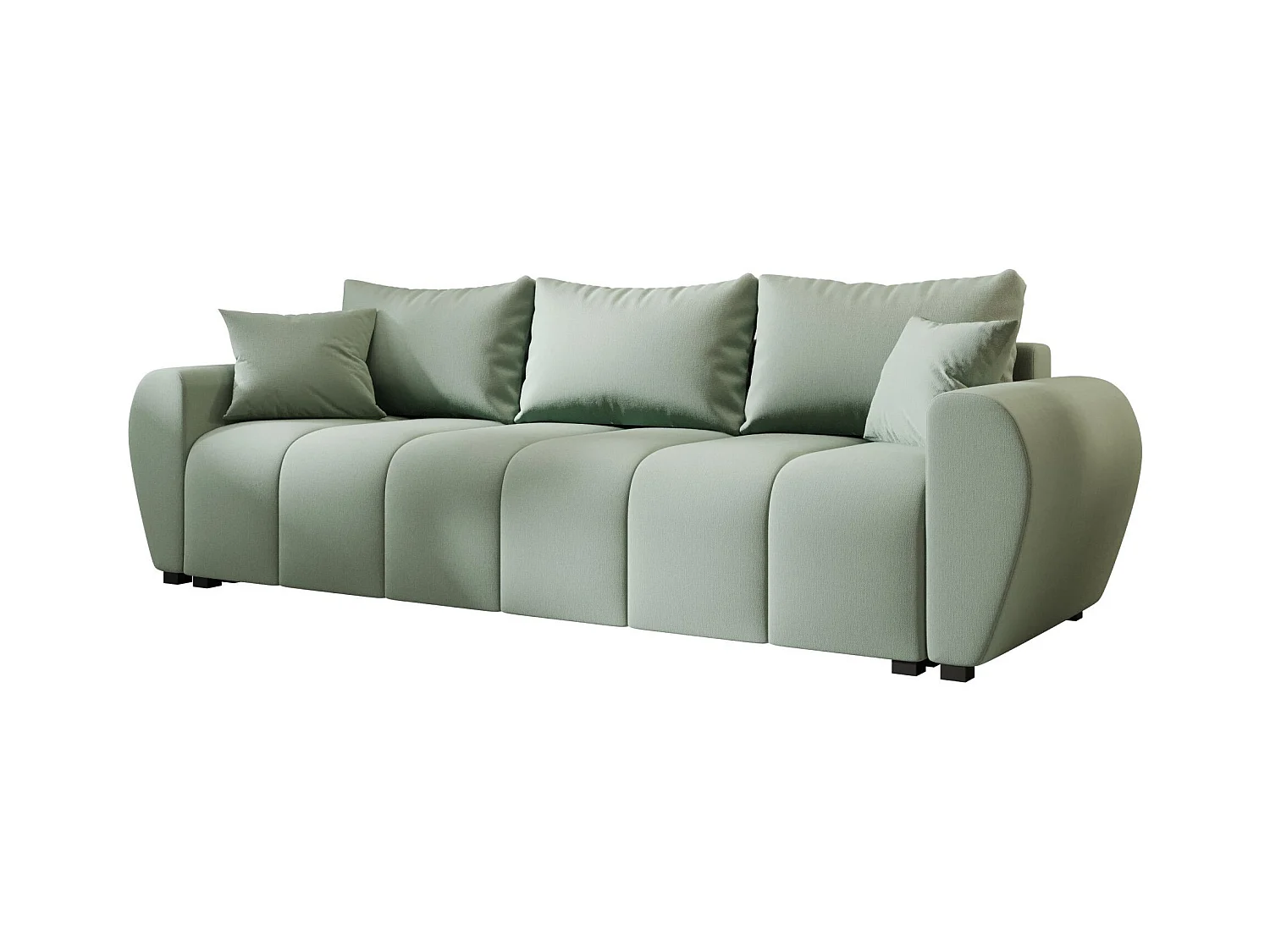 BEDANTE CANAPÉ MOLISA avec fonction lit COSMIC 16 Vert clair