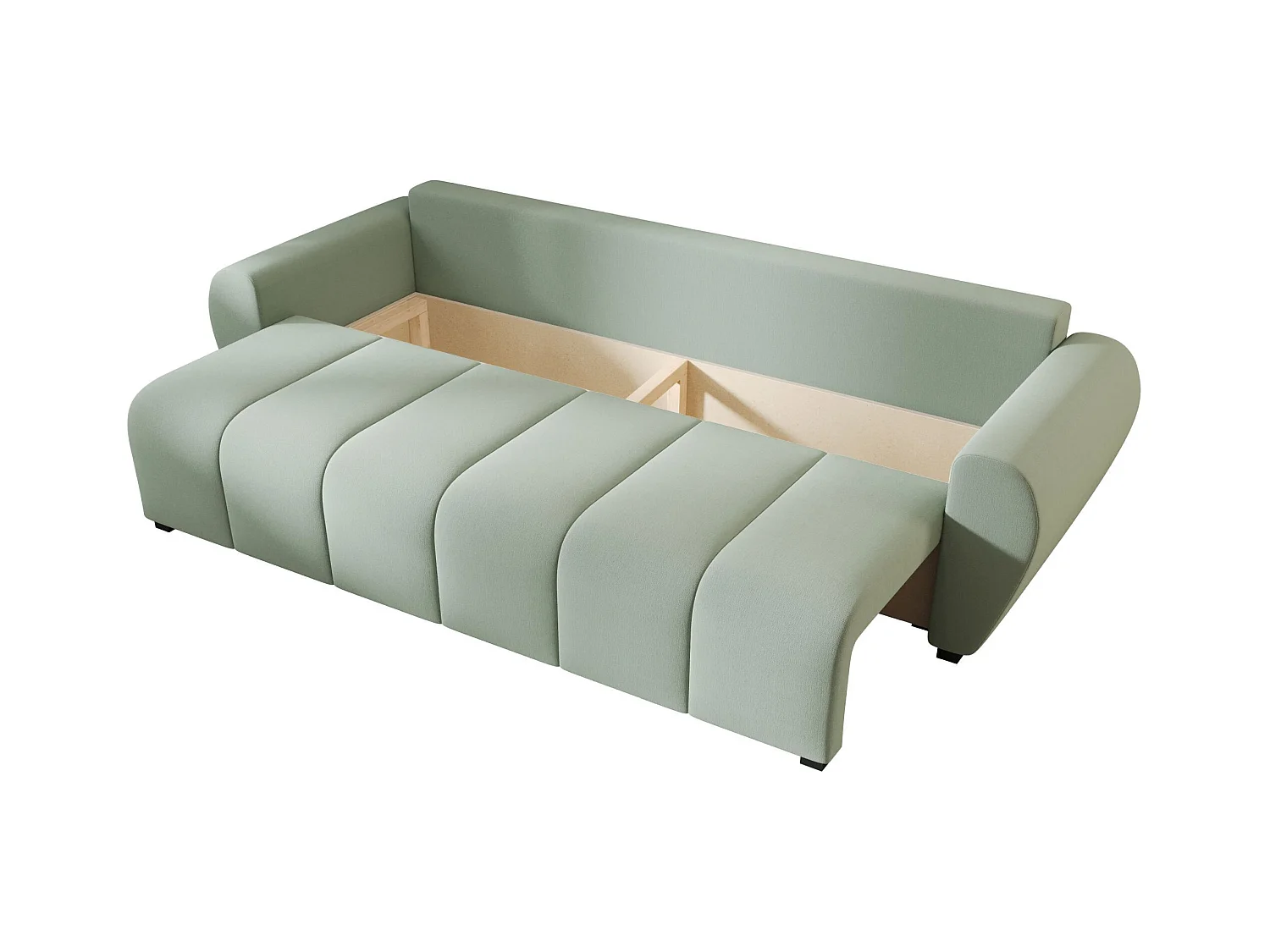 BEDANTE CANAPÉ MOLISA avec fonction lit COSMIC 16 Vert clair