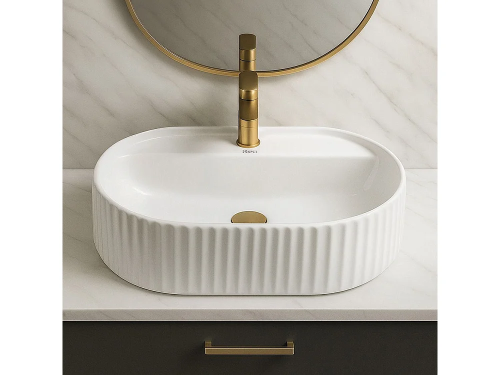 Vasque À Poser Rea Marcela 50 White