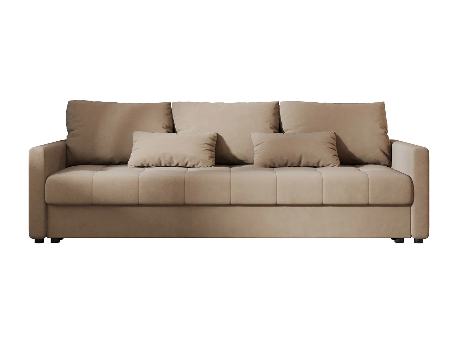 BEDANTE CANAPÉ MOS BIS avec fonction lit ITAKA 48 Marron clair