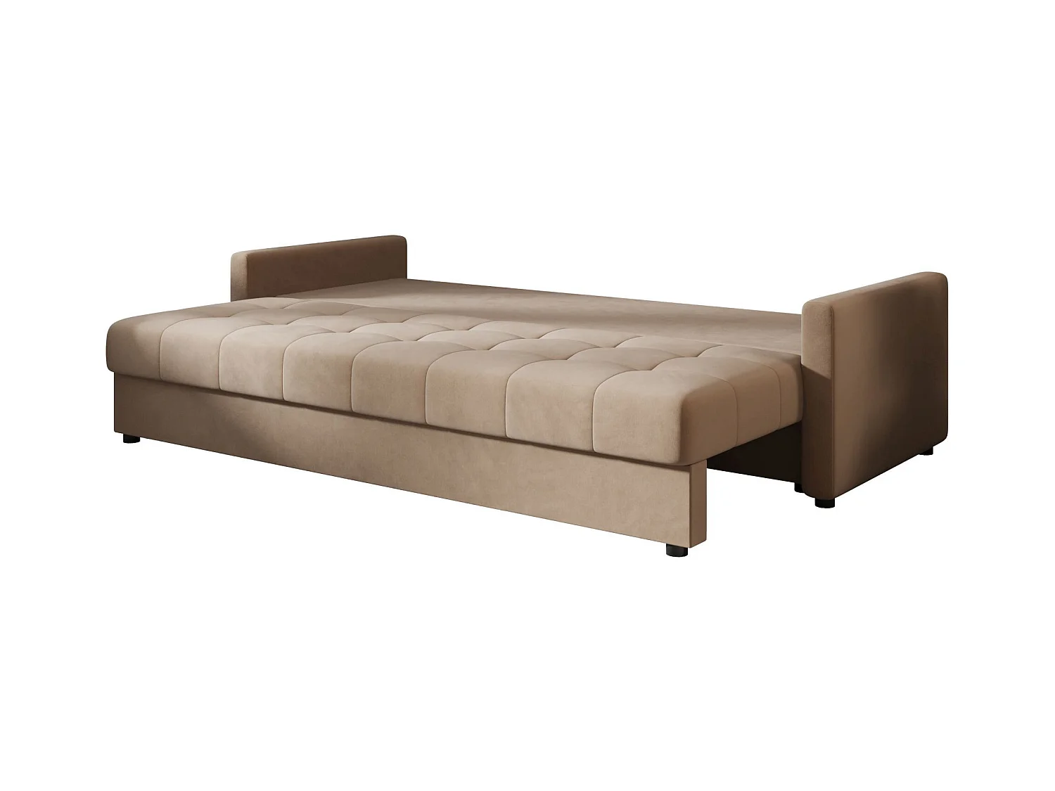 BEDANTE CANAPÉ MOS BIS avec fonction lit ITAKA 48 Marron clair