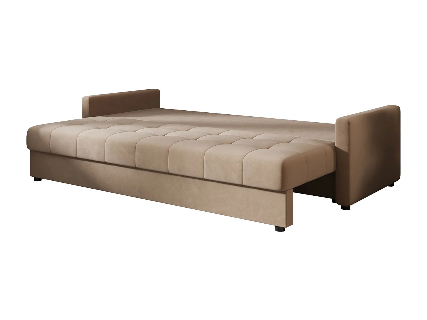 BEDANTE CANAPÉ MOS BIS avec fonction lit ITAKA 48 Marron clair