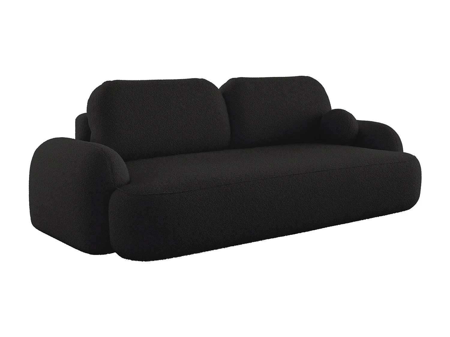 BEDANTE CANAPÉ MOLLY avec fonction lit TERRA FROTTE 14 Noir