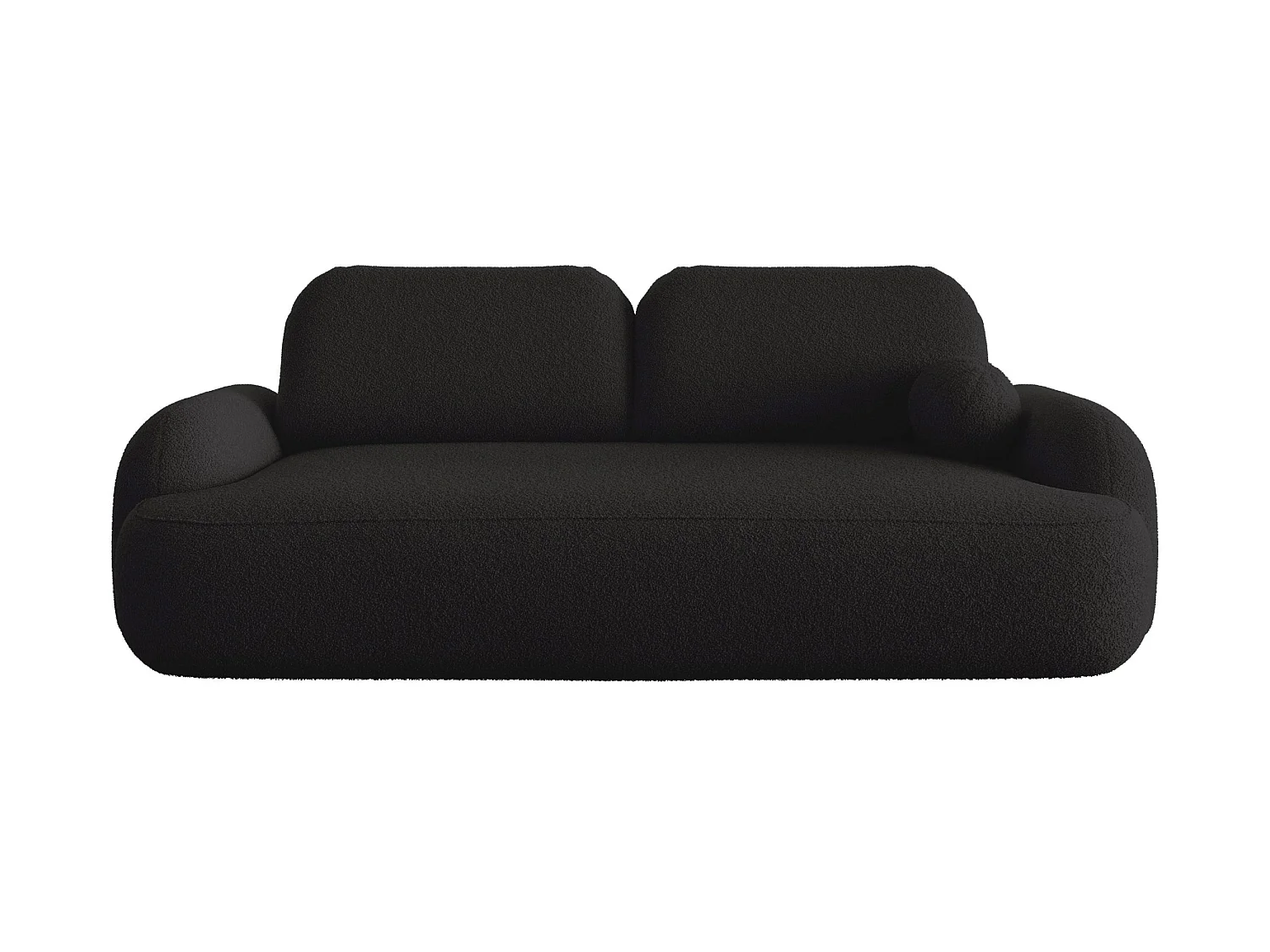 BEDANTE SOFA MOLLY z funkcją spania TERRA FROTTE 14 Czarny z pojemnikiem na pościel, sofa do salonu, kanapa, sofa rozkładana, sofa z pojemnikiem, wersalka