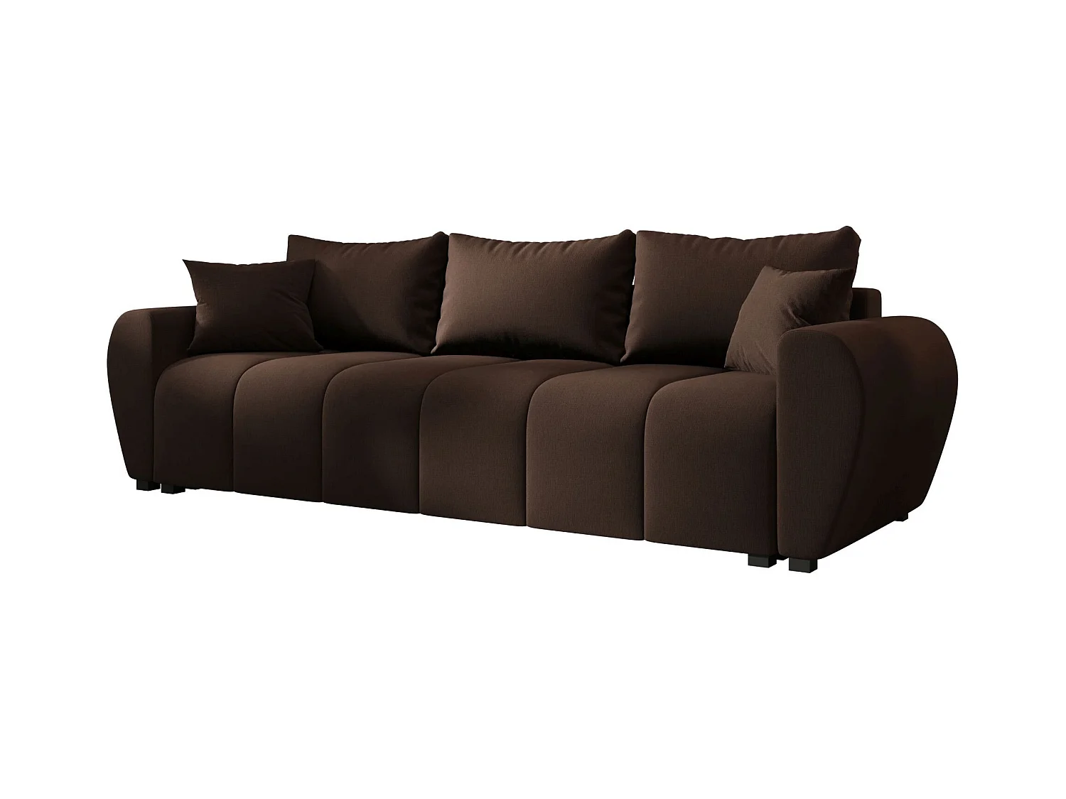 BEDANTE CANAPÉ MOLISA avec fonction lit COSMIC 800 Marron foncé