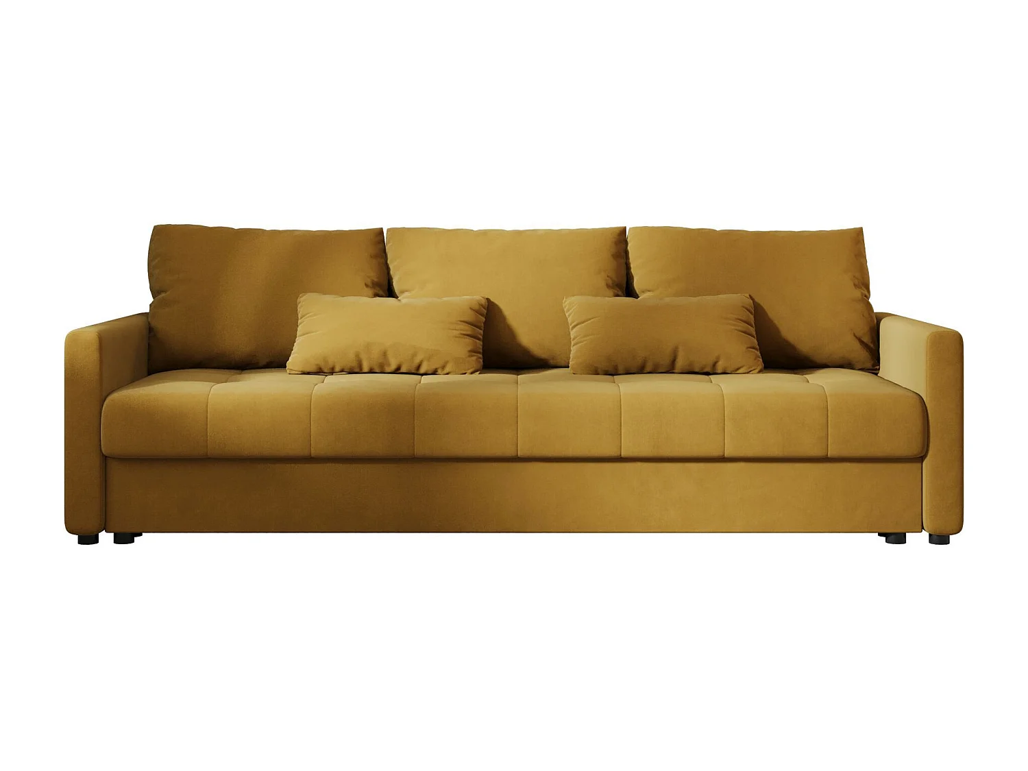 BEDANTE CANAPÉ MOS BIS avec fonction lit ITAKA 33 Moutarde