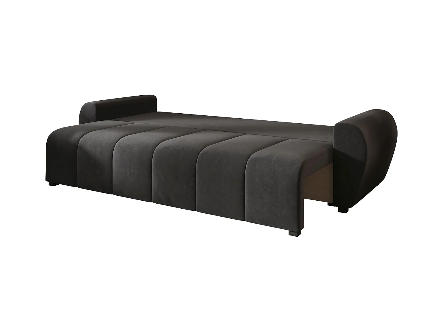 BEDANTE CANAPÉ MOLISA avec fonction lit ITAKA 27 Gris foncé