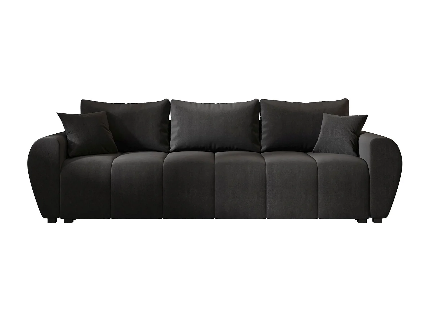 BEDANTE CANAPÉ MOLISA avec fonction lit ITAKA 27 Gris foncé