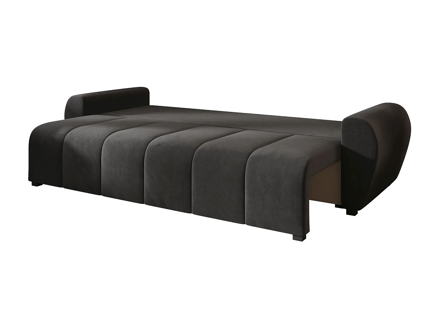 BEDANTE CANAPÉ MOLISA avec fonction lit ITAKA 27 Gris foncé