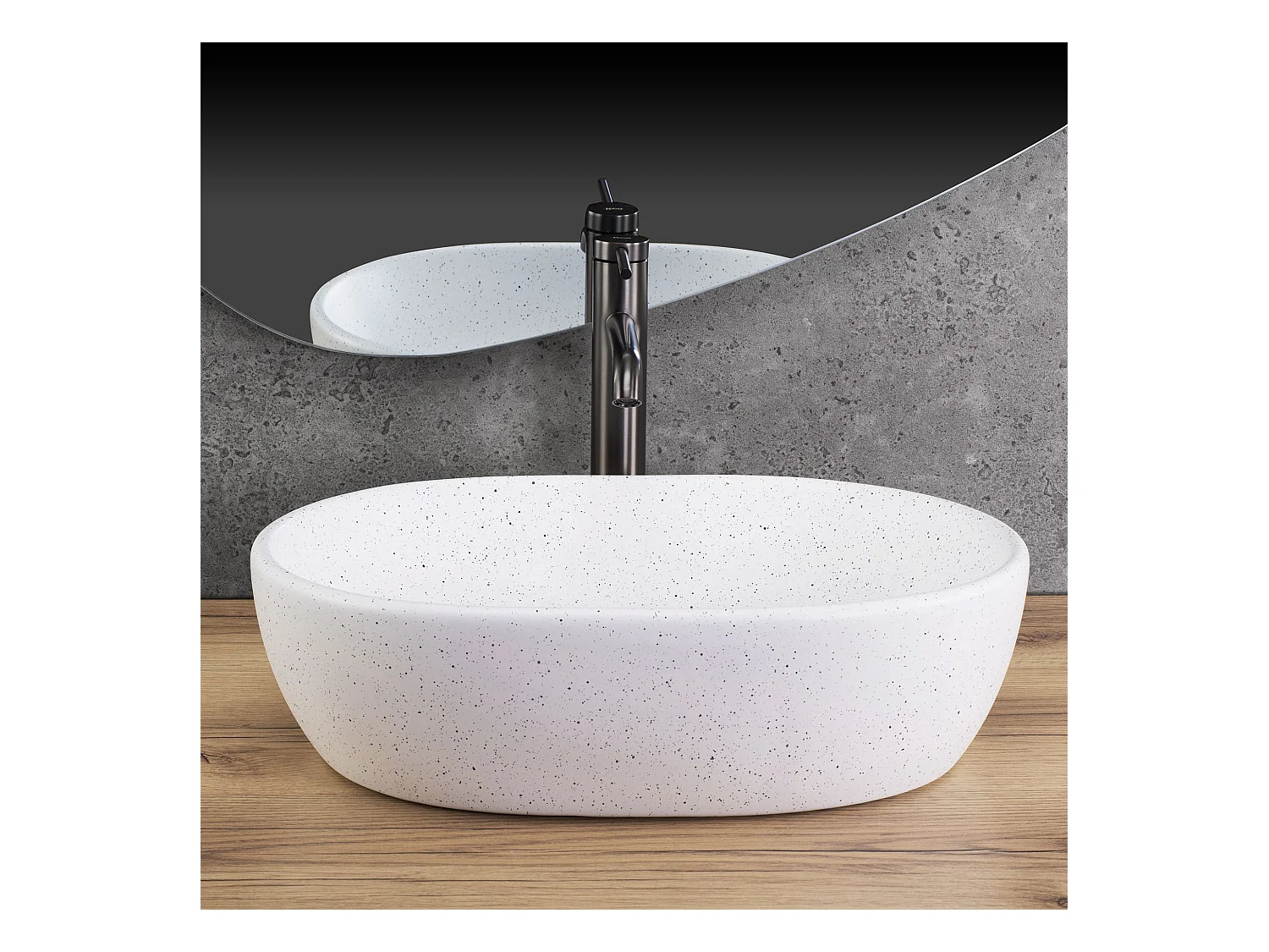 Opzetwastafel Rea Amelia White