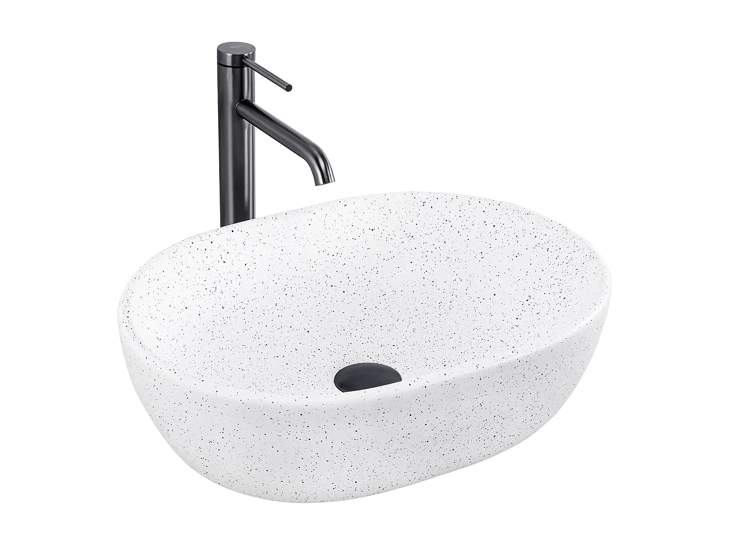 Vasque À Poser Rea Amelia White