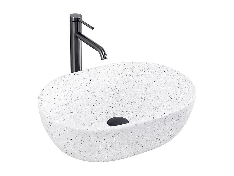 Lavabo Sobre Encimera Rea Amelia White