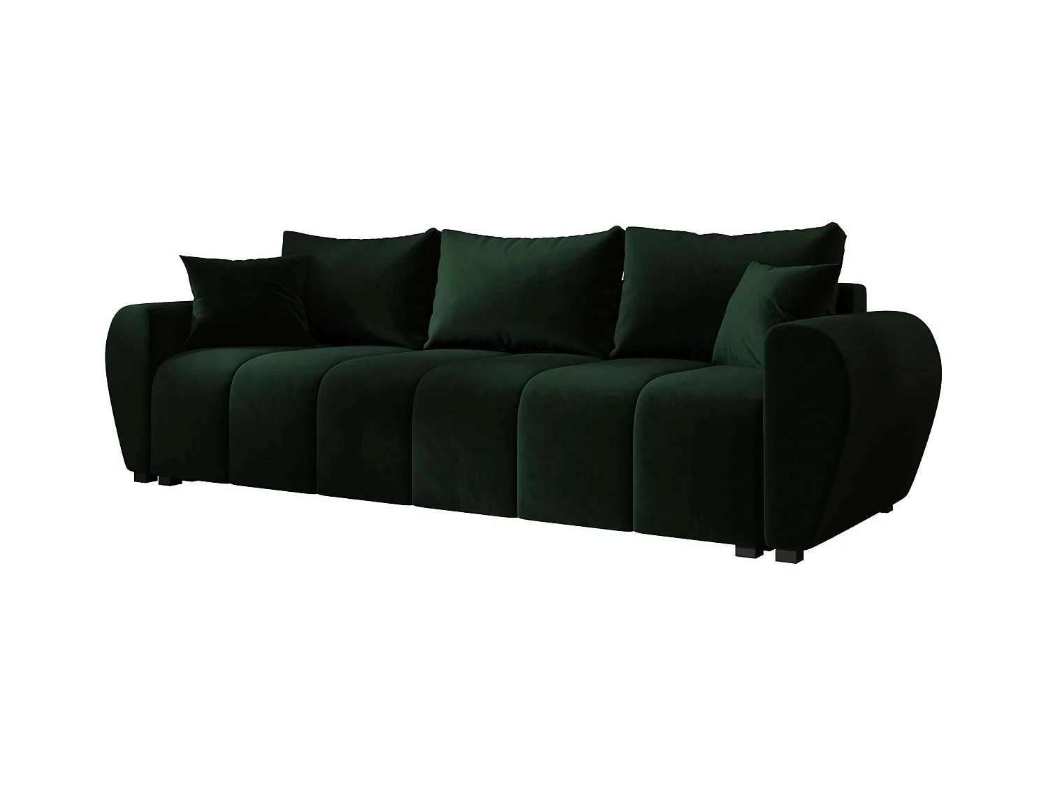 BEDANTE CANAPÉ MOLISA avec fonction lit ITAKA 10 Vert foncé