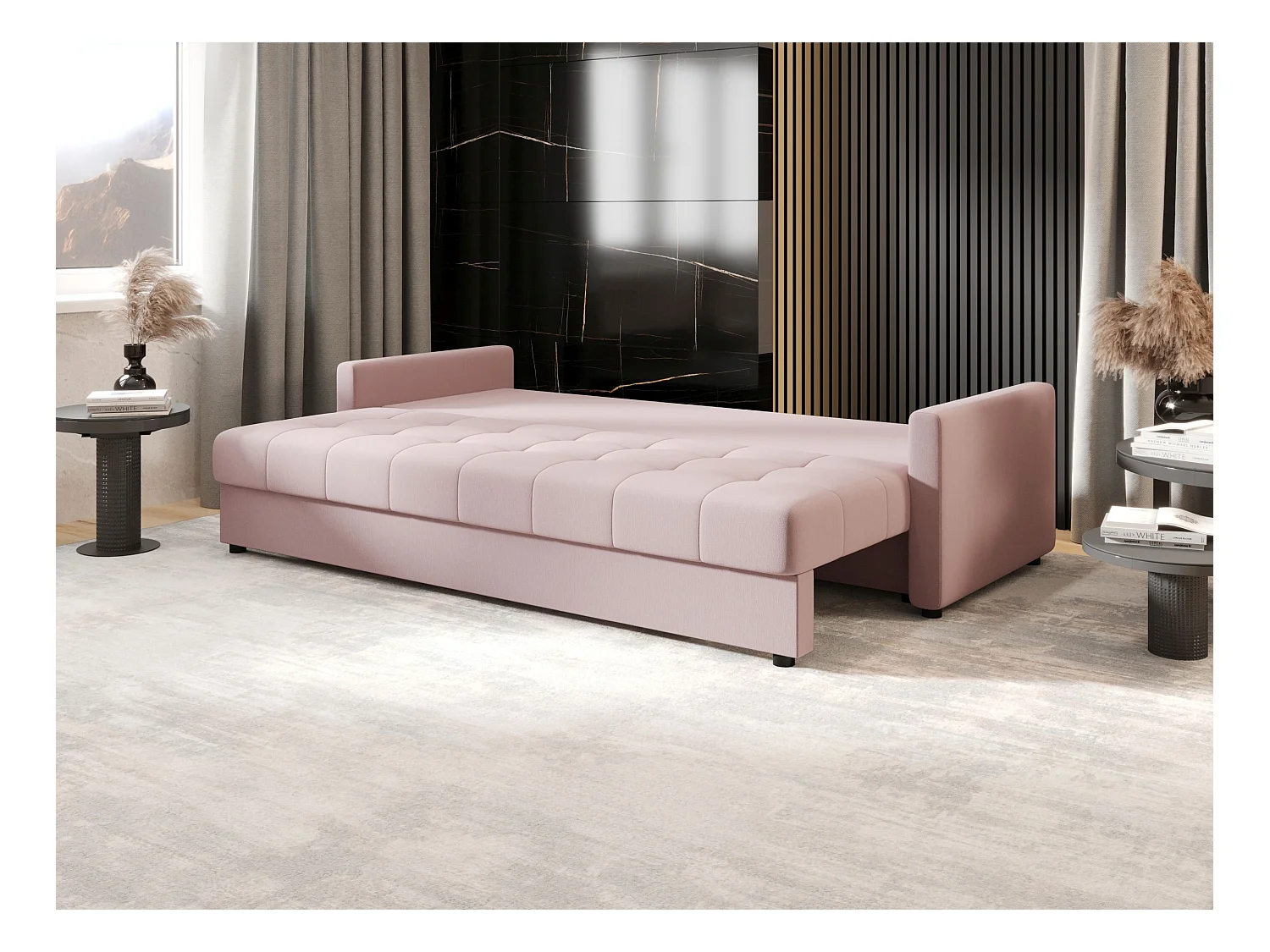 BEDANTE CANAPÉ MOS BIS avec fonction lit COSMIC 14 Rose