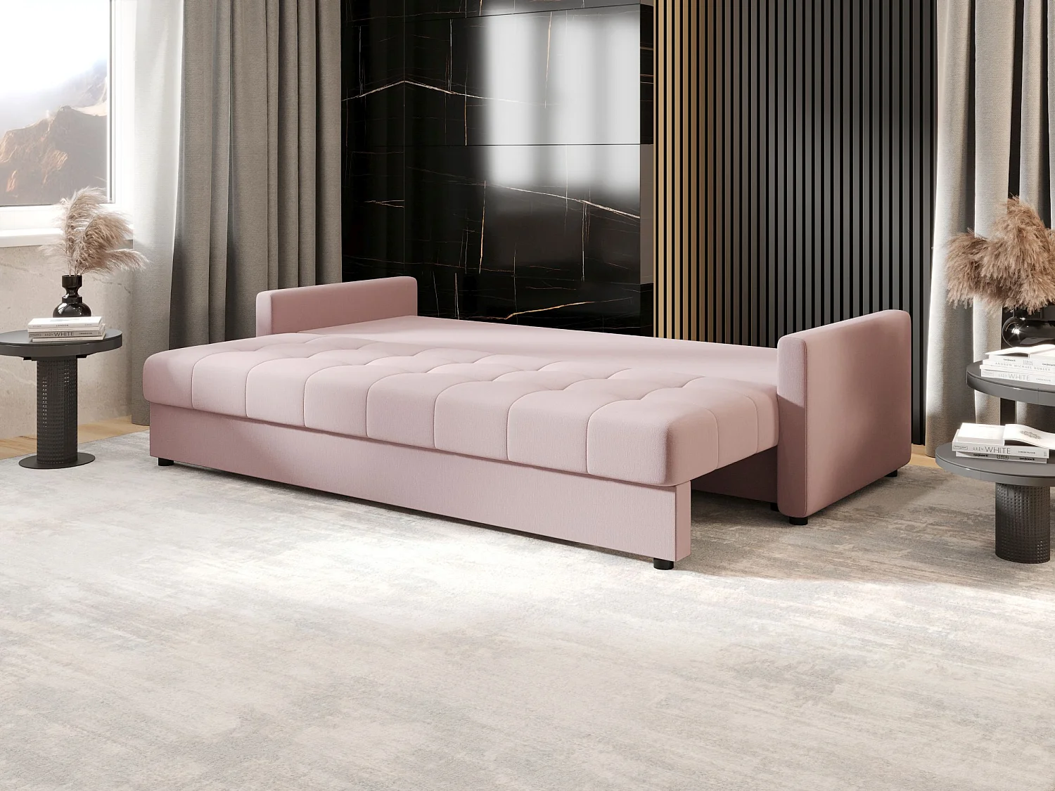 BEDANTE CANAPÉ MOS BIS avec fonction lit COSMIC 14 Rose