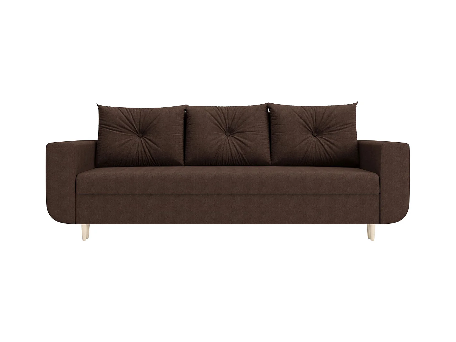 BEDANTE canapé DELFIN avec fonction de couchage COSMIC 800 marron