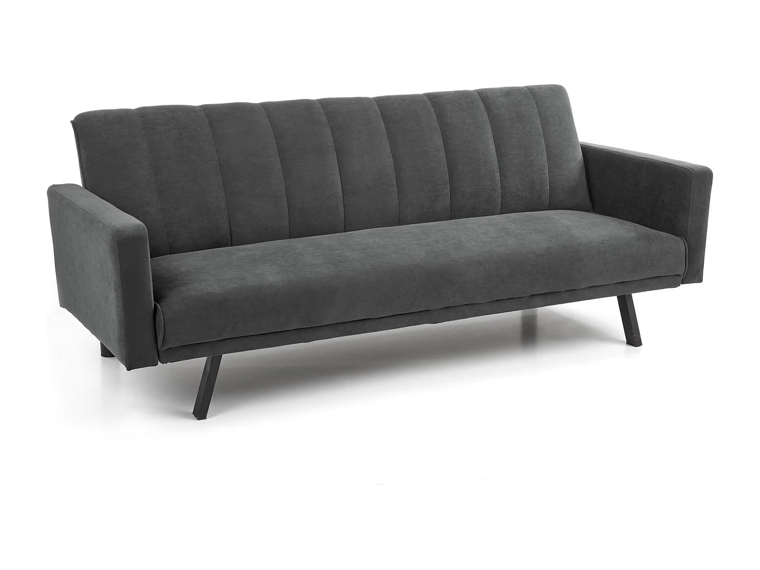 Canapé Armando/fonction couchage/revêtement en tissu/anthracite