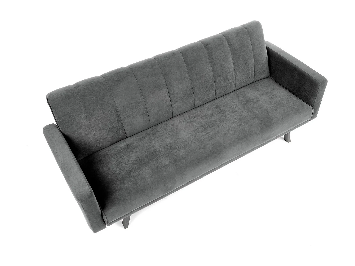 Canapé Armando/fonction couchage/revêtement en tissu/anthracite