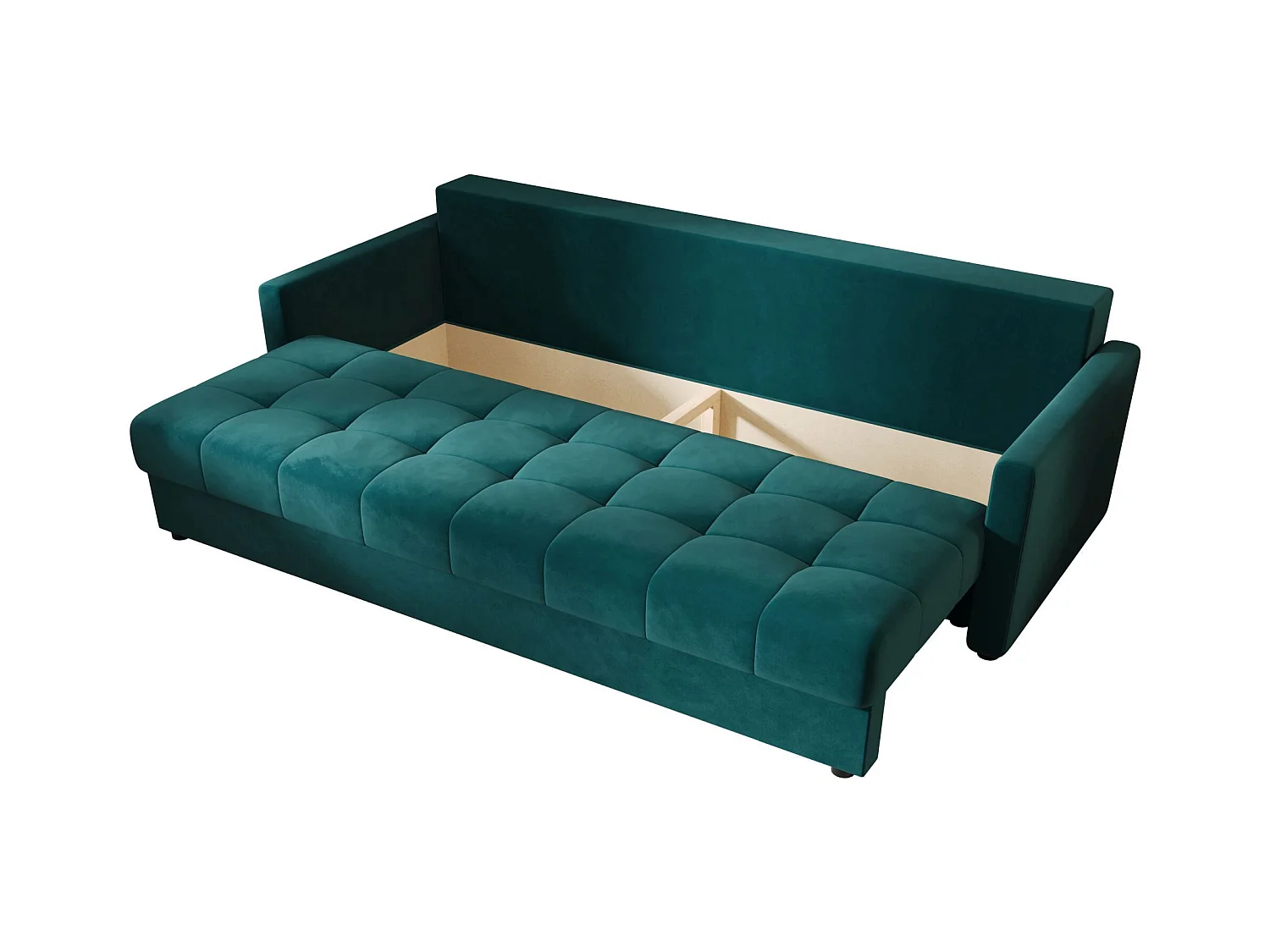 BEDANTE CANAPÉ MOS BIS avec fonction lit ITAKA 39 Turquoise