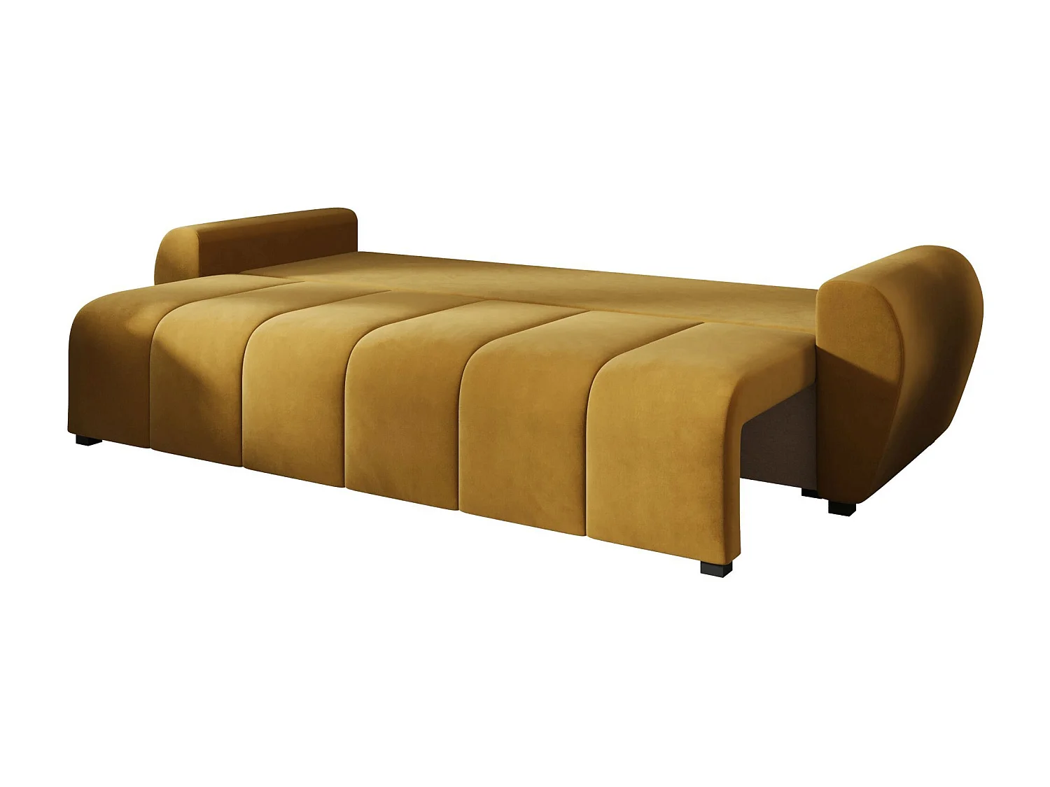 BEDANTE CANAPÉ MOLISA avec fonction lit ITAKA 33 Moutarde