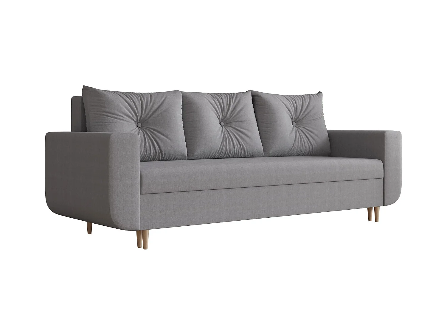 BEDANTE canapé DELFIN avec fonction de couchage COSMIC 160 gris