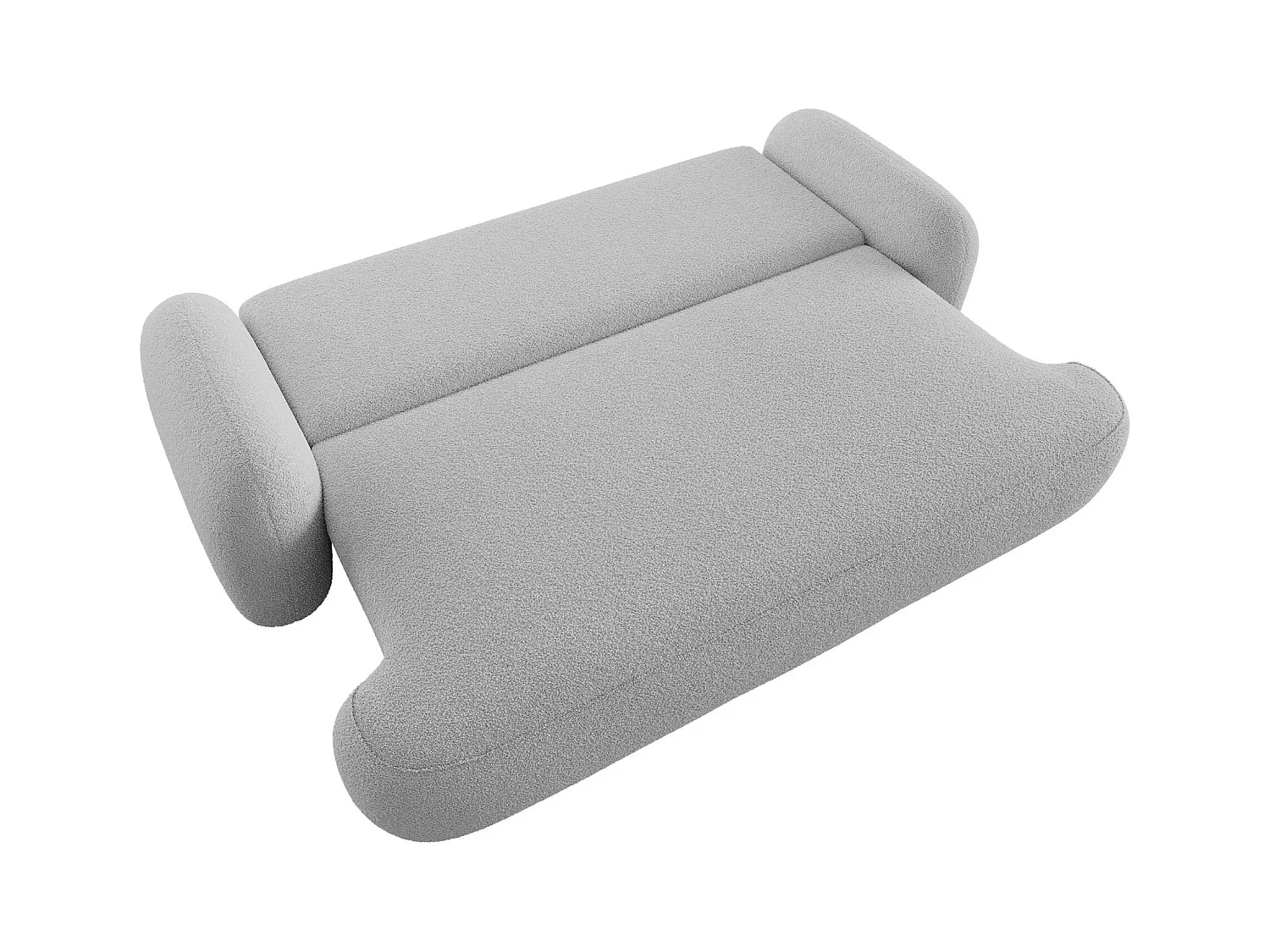 BEDANTE CANAPÉ MOLLY avec fonction lit TERRA FROTTE 05 Gris