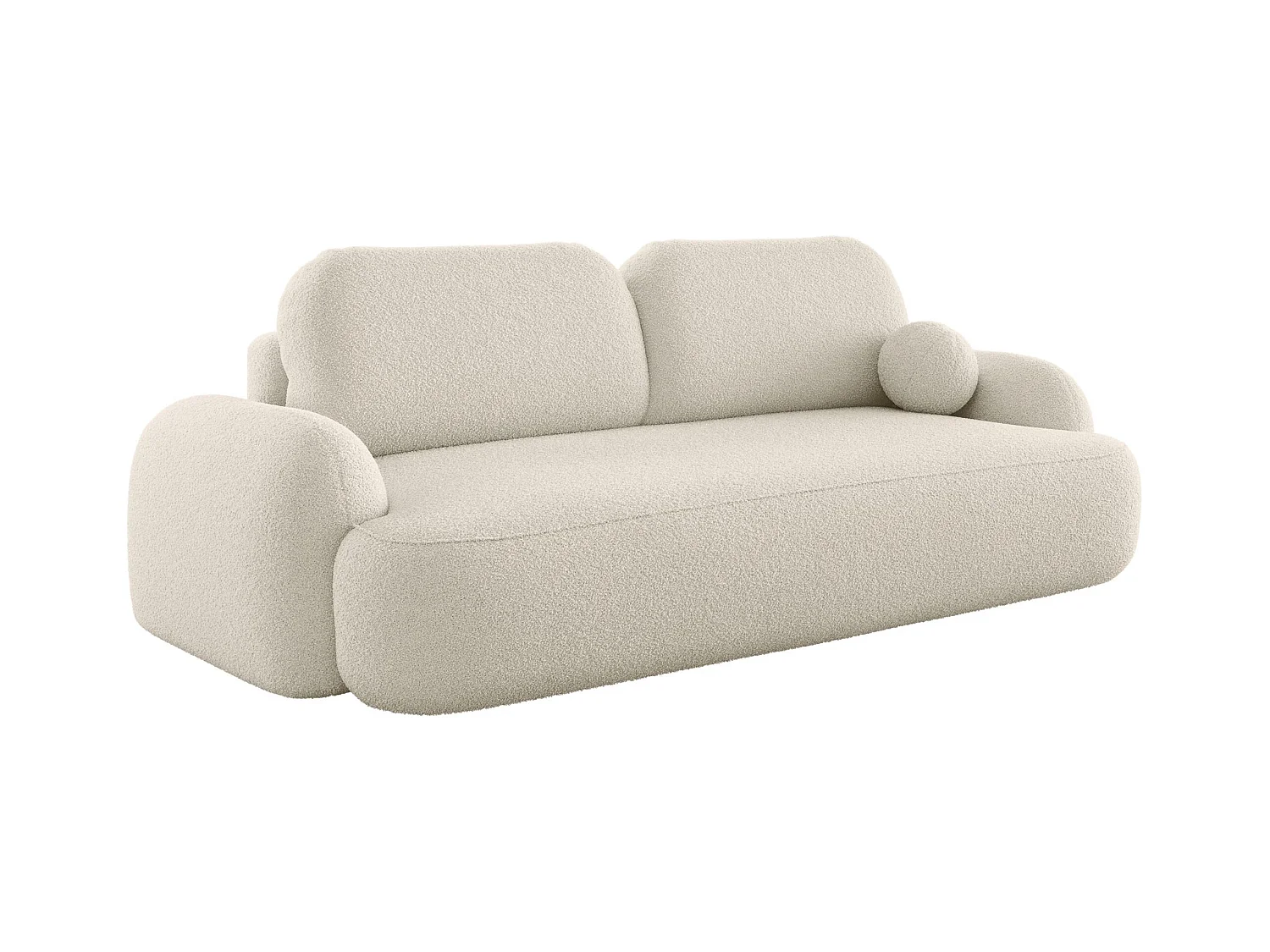 BEDANTE CANAPÉ MOLLY avec fonction lit TERRA FROTTE 01 Crème