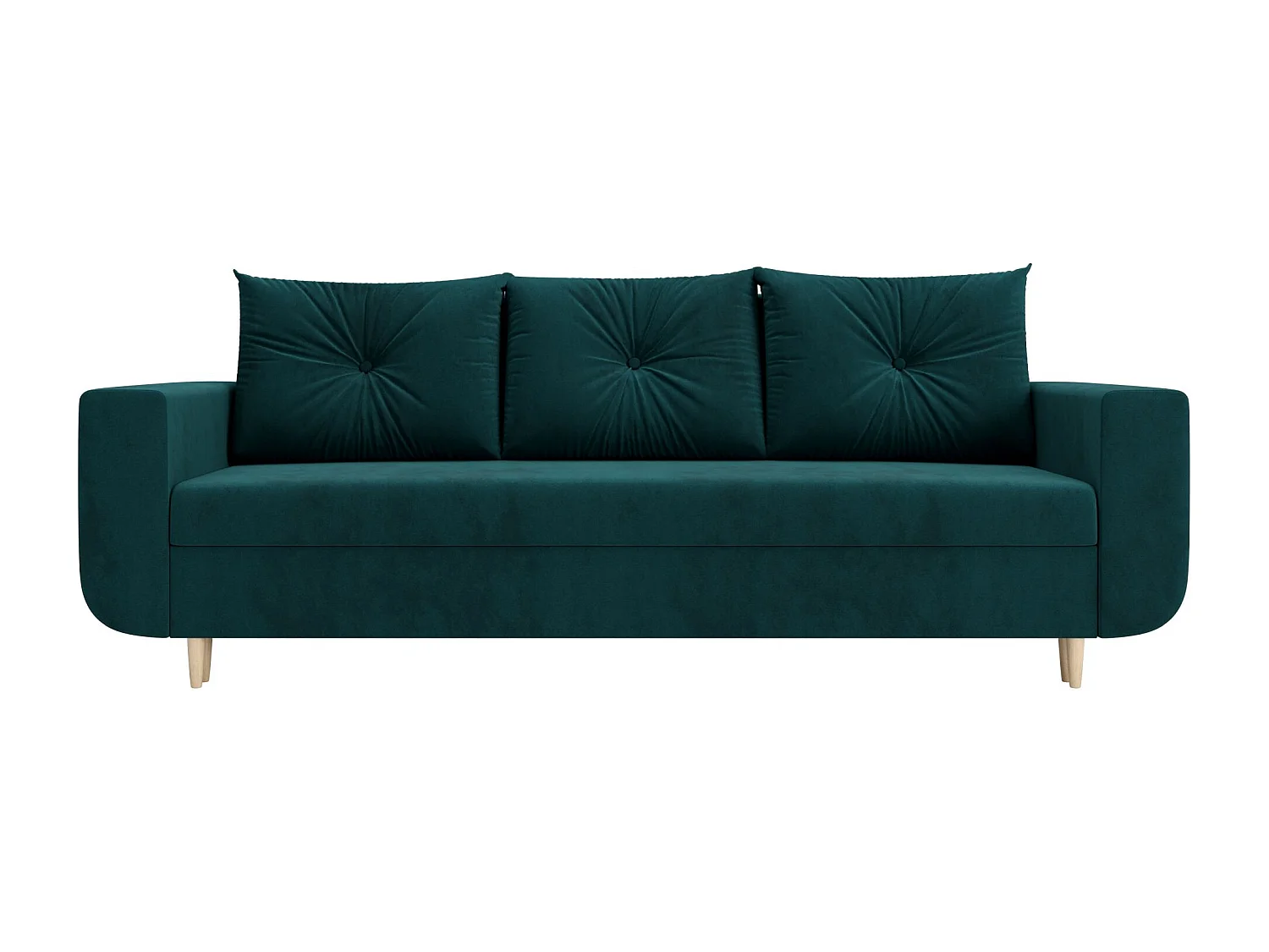 BEDANTE canapé DELFIN avec fonction de couchage ITAKA 39 turquoise