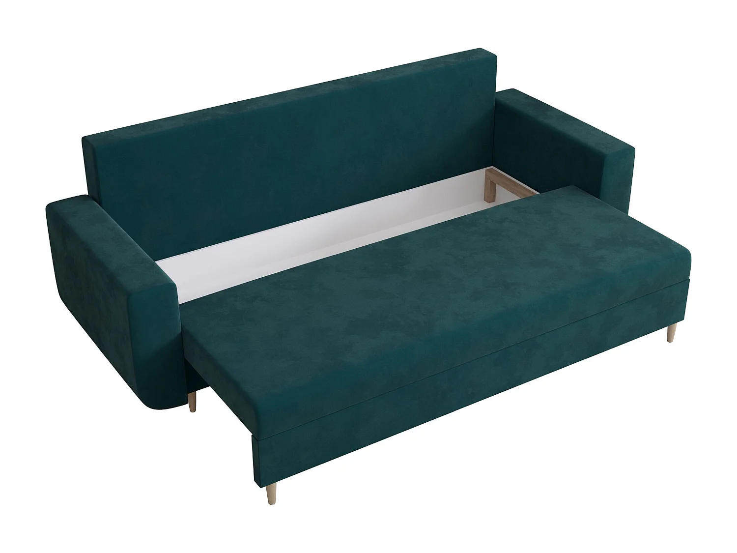 BEDANTE canapé DELFIN avec fonction de couchage ITAKA 39 turquoise