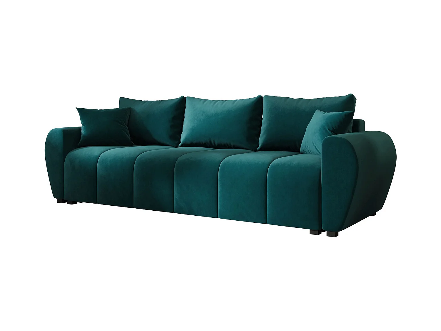 BEDANTE CANAPÉ MOLISA avec fonction lit ITAKA 39 Turquoise