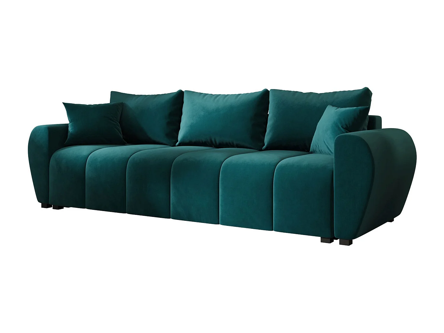 BEDANTE CANAPÉ MOLISA avec fonction lit ITAKA 39 Turquoise