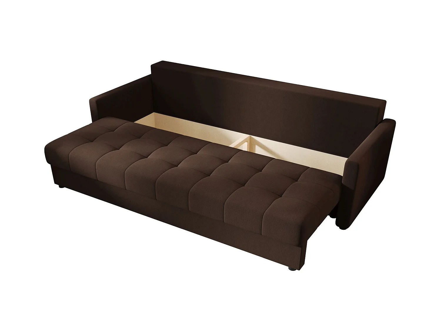 BEDANTE CANAPÉ MOS BIS avec fonction lit COSMIC 800 Marron foncé