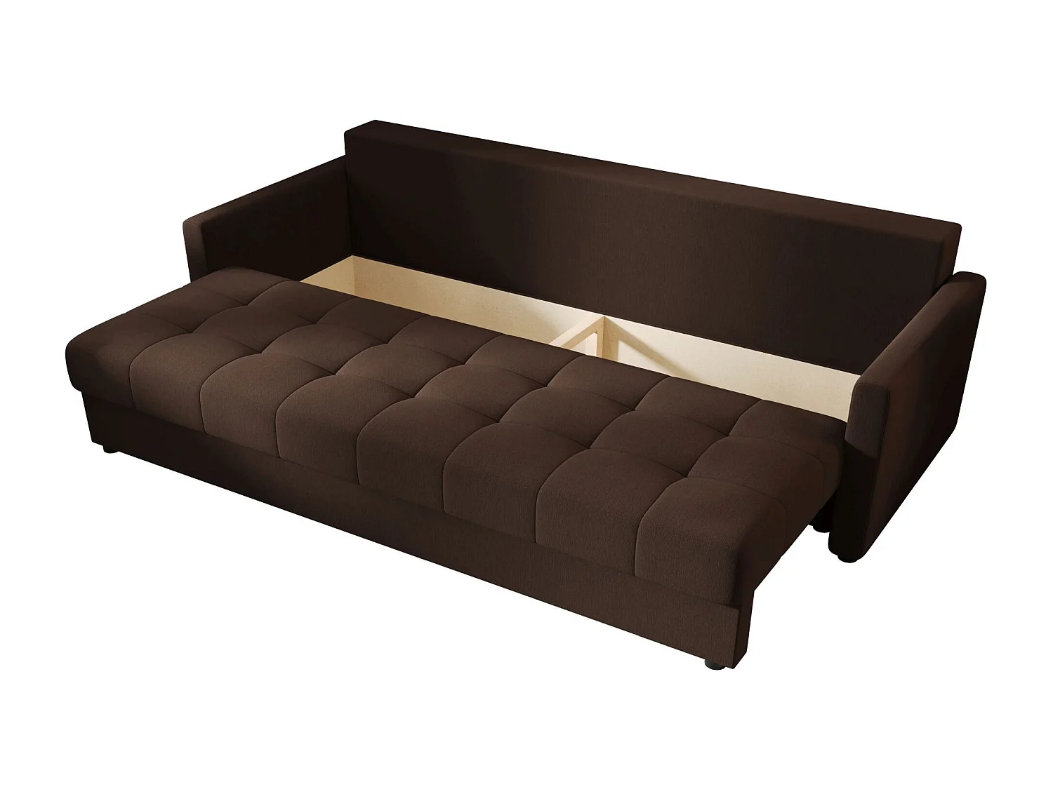 BEDANTE CANAPÉ MOS BIS avec fonction lit COSMIC 800 Marron foncé