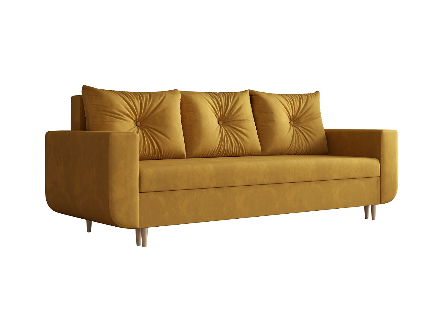 BEDANTE canapé DELFIN avec fonction de couchage ITAKA 33 orange