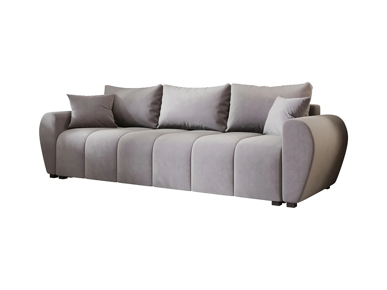 BEDANTE CANAPÉ MOLISA avec fonction lit ITAKA 50 Gris clair