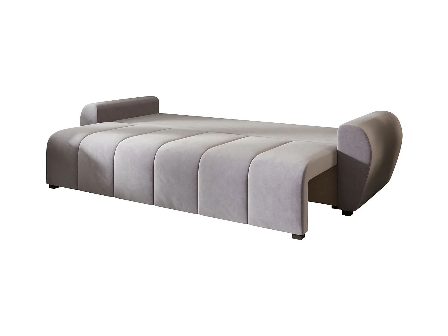 BEDANTE CANAPÉ MOLISA avec fonction lit ITAKA 50 Gris clair