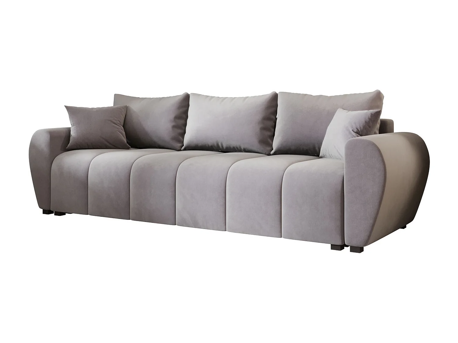 BEDANTE CANAPÉ MOLISA avec fonction lit ITAKA 50 Gris clair