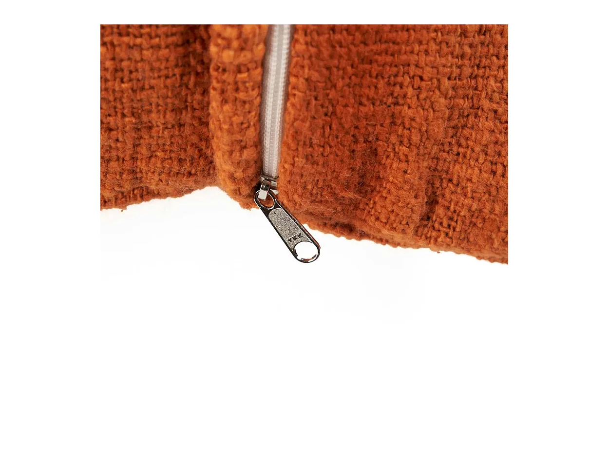 Housse De Coussin Zillion Kiss - Terracotta Blanc